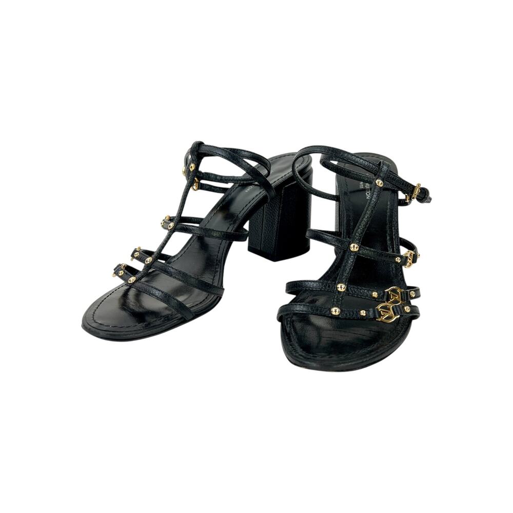 Louis Vuitton Leather Roma Heels